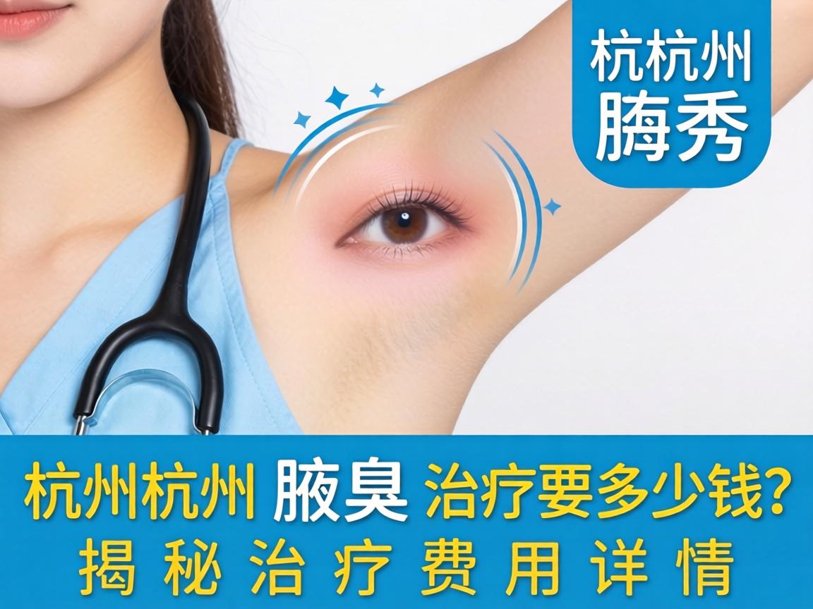 杭州腋秀解析，杭州腋臭治疗要多少钱？揭秘治疗费用详情