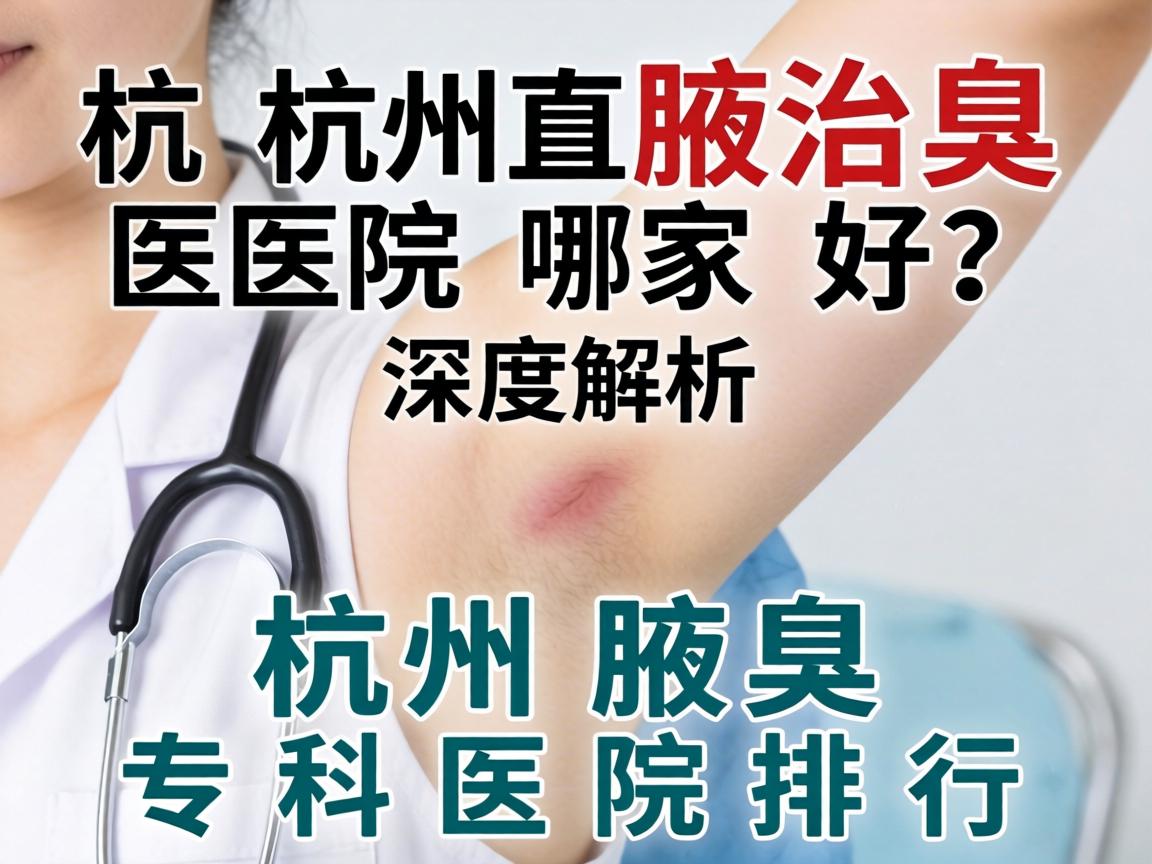 杭州腋臭医院哪家好？深度解析杭州腋臭专科医院排行