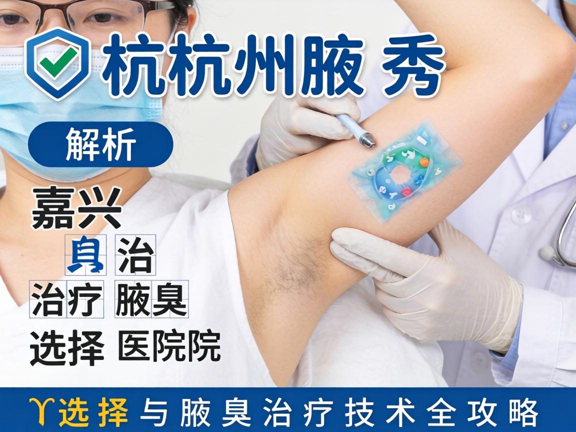 杭州腋秀解析，嘉兴治疗腋臭医院选择与腋臭治疗技术全攻略