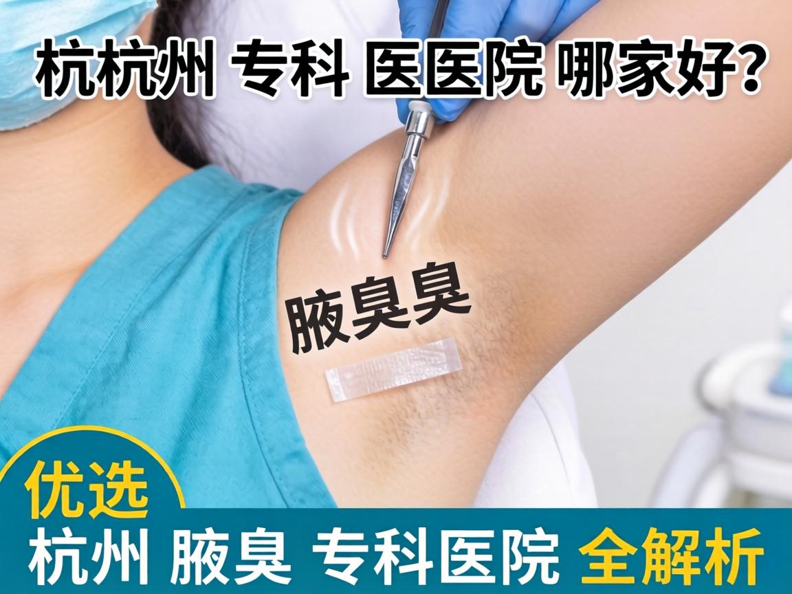 杭州腋臭专科医院哪家好？优选杭州腋臭专科医院全解析