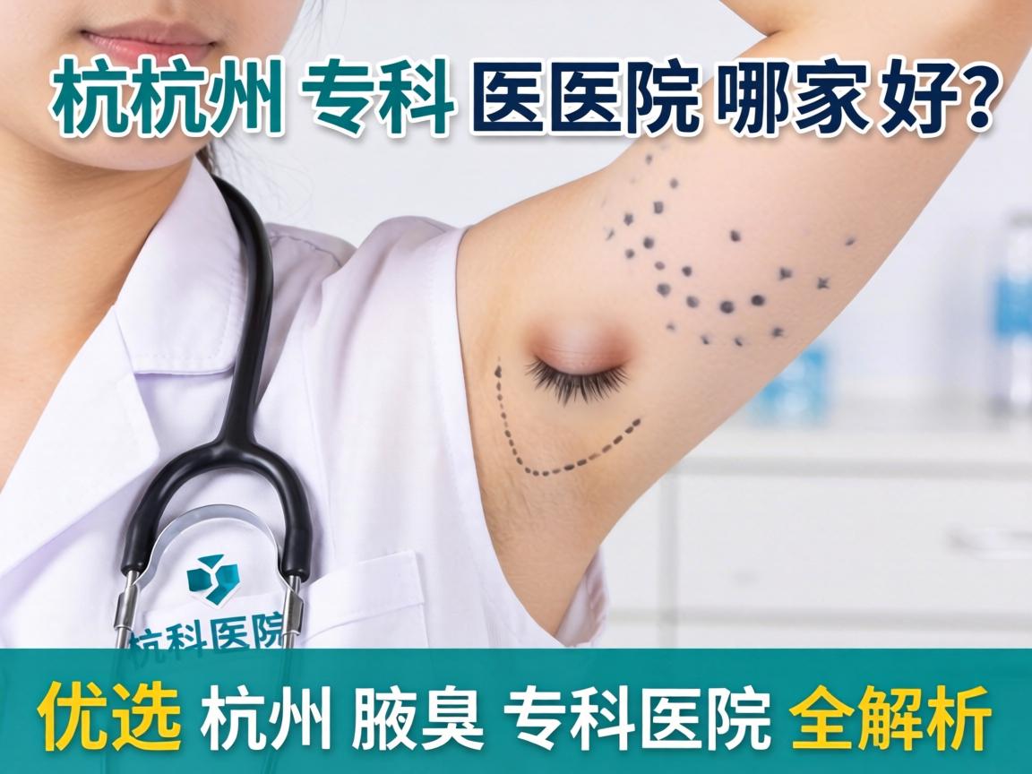 杭州腋臭专科医院哪家好？优选杭州腋臭专科医院全解析