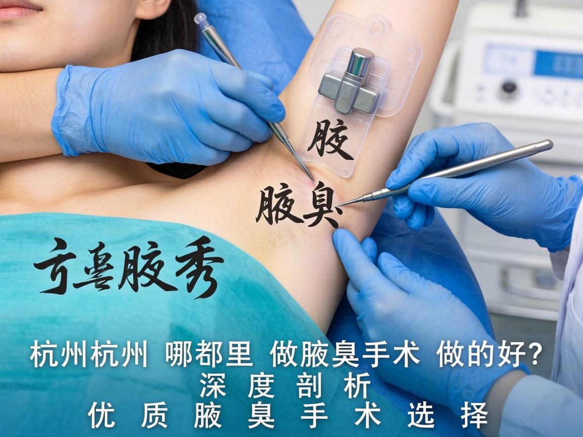 杭州腋秀解析，杭州哪里做腋臭手术做的好？深度剖析优质腋臭手术选择