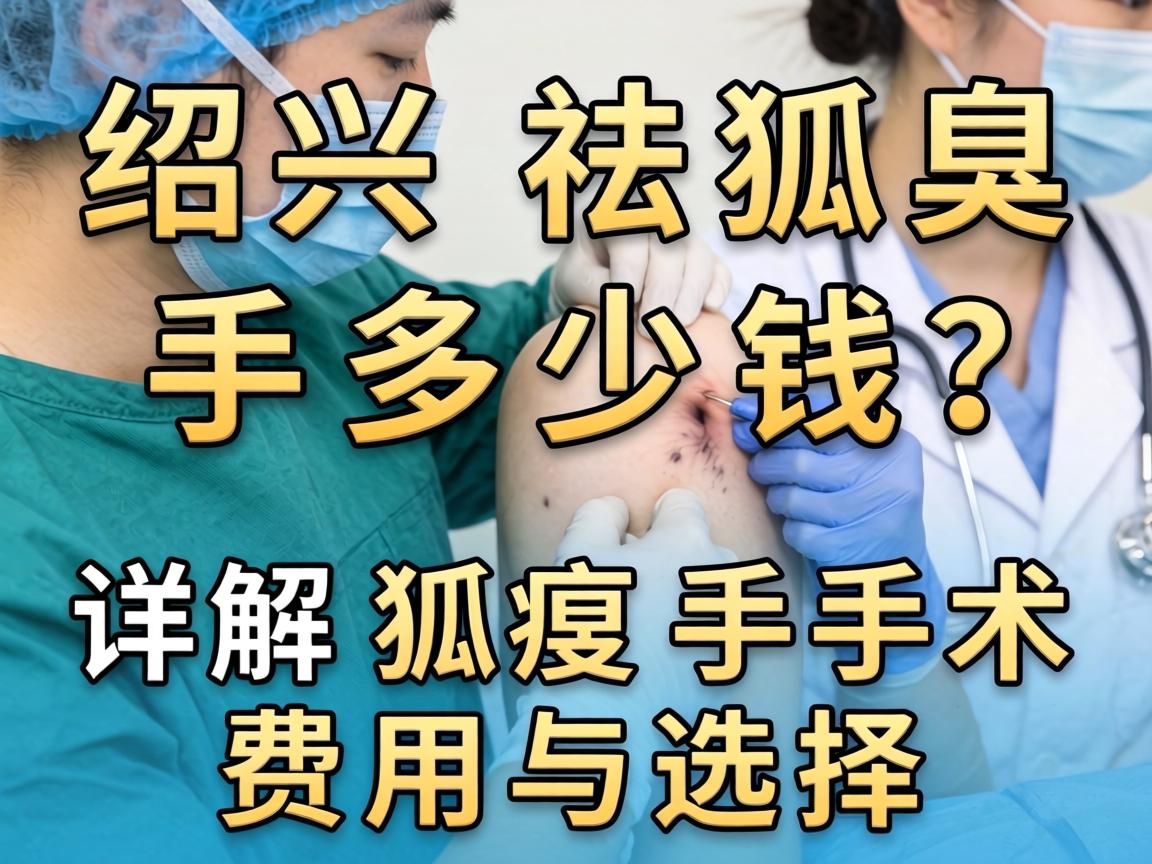 绍兴祛狐臭手术多少钱？详解狐臭手术费用与选择