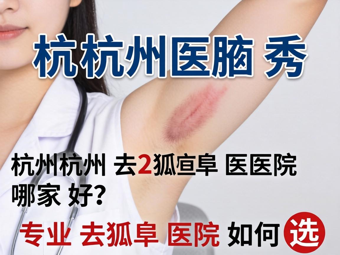 杭州腋秀解析，杭州去狐臭医院哪家好？专业去狐臭医院如何选