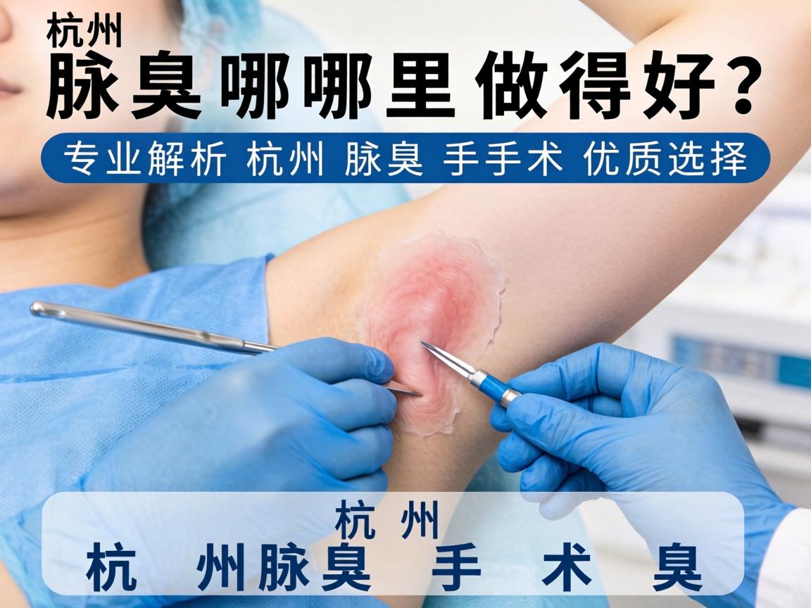 杭州腋臭手术哪里做得好？专业解析杭州腋臭手术优质选择