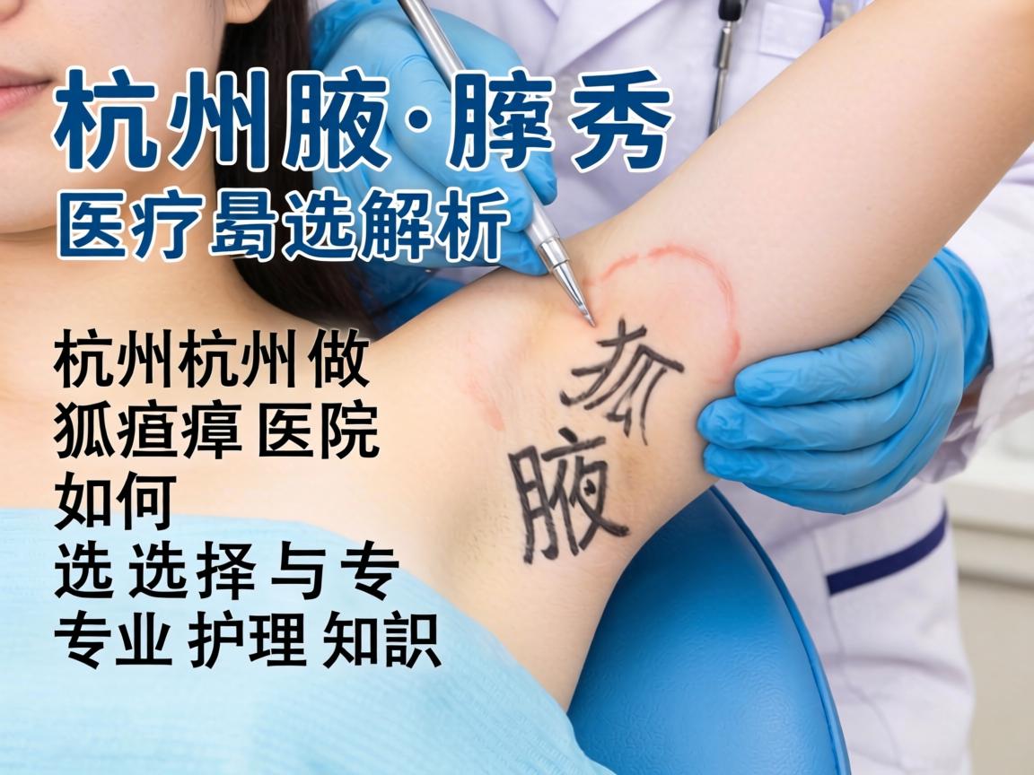 杭州腋秀解析，杭州做狐臭医院如何选择与专业护理知识