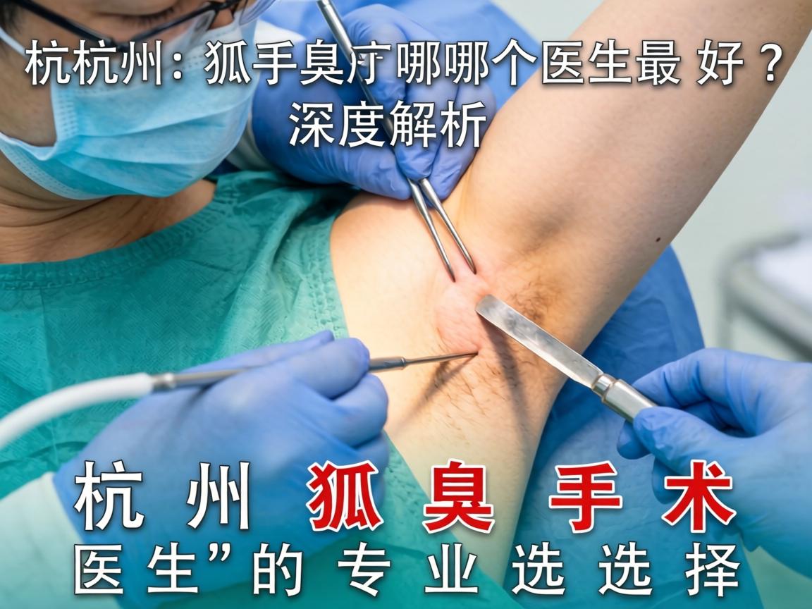 杭州狐臭手术哪个医生最好？深度解析杭州狐臭手术医生的专业选择