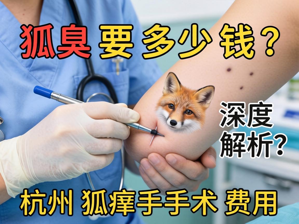 狐臭手术要多少钱？深度解析杭州狐臭手术费用