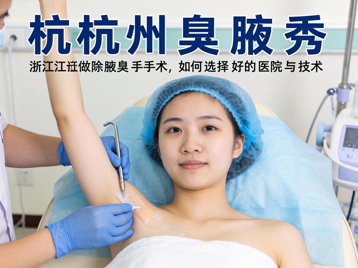 杭州腋秀解析，在浙江做除腋臭手术，如何选择好的医院与技术