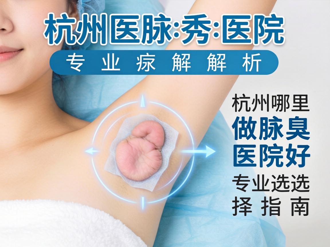 杭州腋秀医院解析，杭州哪里做腋臭医院好，专业选择指南