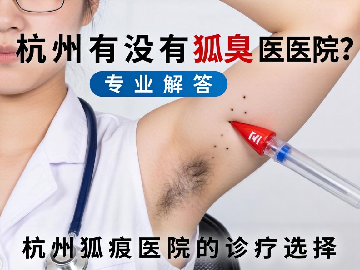 杭州有没有狐臭医院？专业解答杭州狐臭医院的诊疗选择
