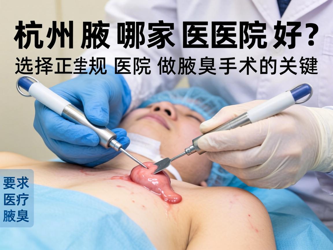 杭州腋臭手术哪家医院好?选择正规医院做腋臭手术的关键 杭州腋臭手术哪家医院好?选择正规医院做腋臭手术的关键