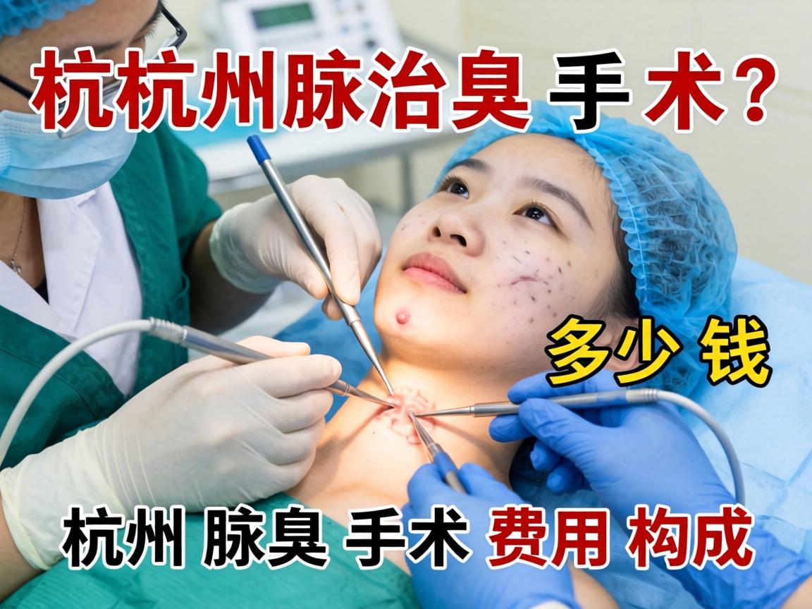 杭州腋臭手术多少钱？详解杭州腋臭手术费用构成