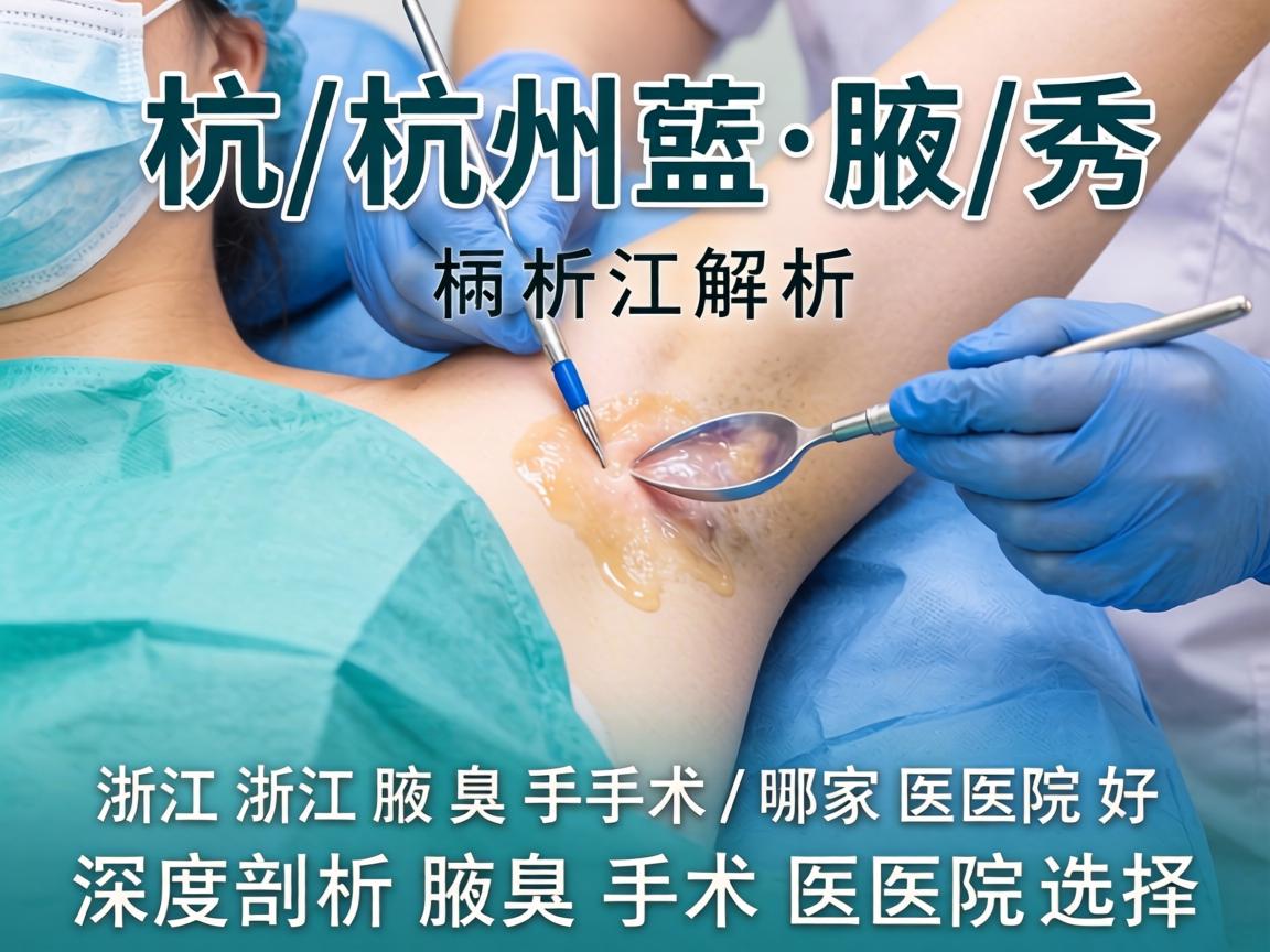 杭州腋秀解析，浙江腋臭手术哪家医院好，深度剖析腋臭手术医院选择
