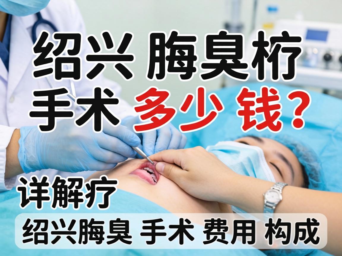 绍兴腋臭手术多少钱？详解绍兴腋臭手术费用构成