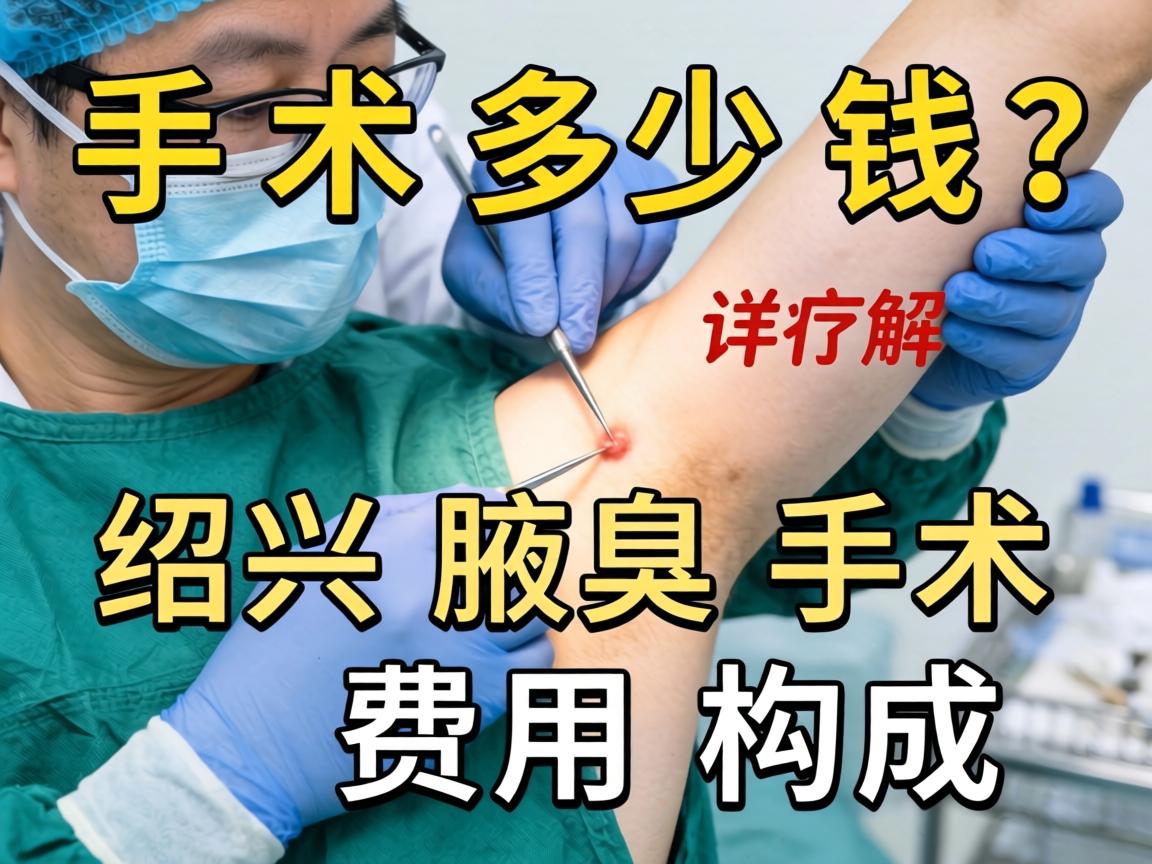 绍兴腋臭手术多少钱？详解绍兴腋臭手术费用构成