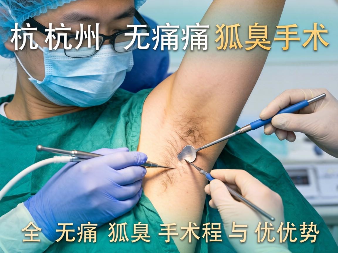 杭州无痛狐臭手术，解析无痛狐臭手术的全程与优势