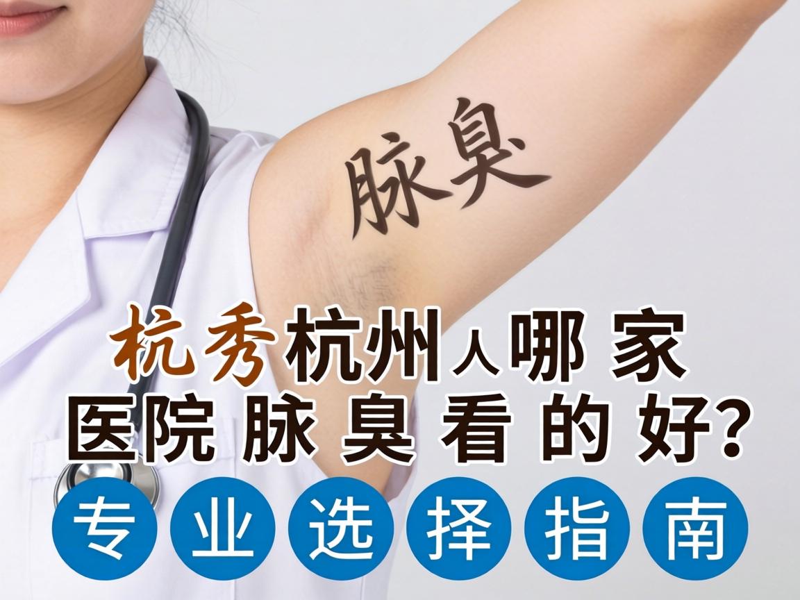 杭州腋秀医院解析，杭州哪家医院腋臭看的好，专业选择指南