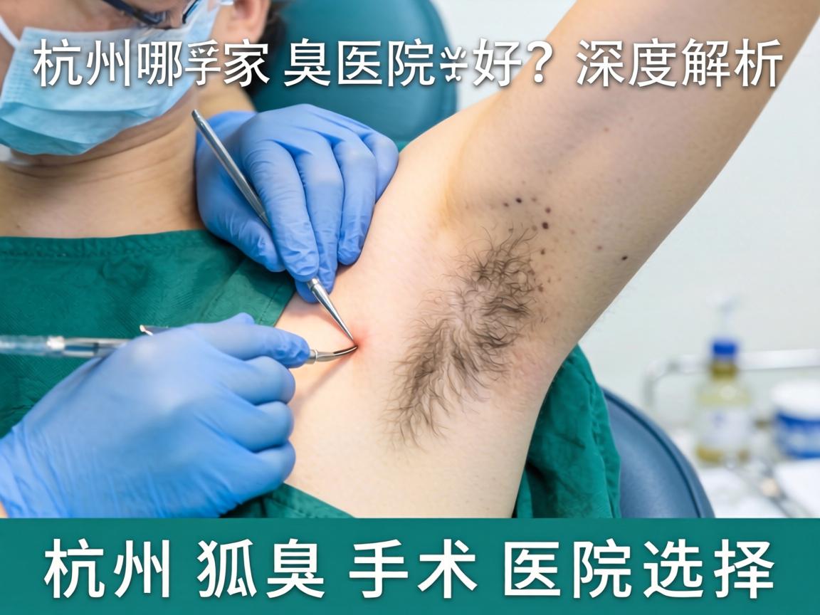 杭州狐臭手术哪家医院好？深度解析杭州狐臭手术医院选择