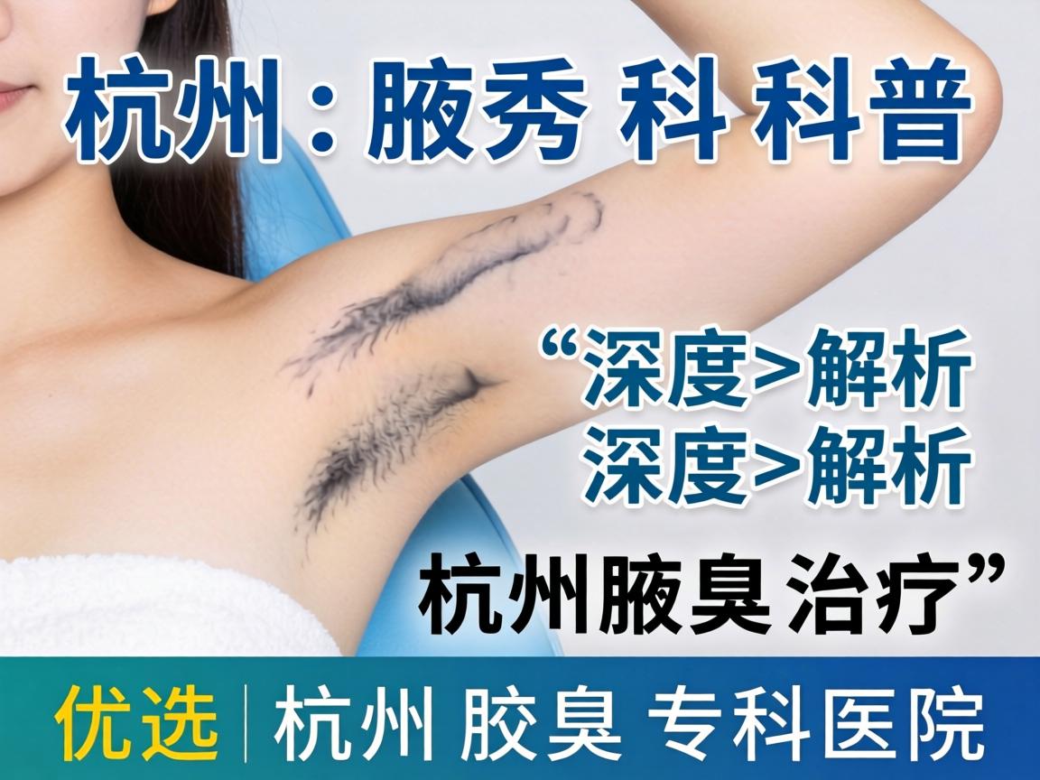 杭州腋秀科普，深度解析杭州腋臭治疗，优选杭州腋臭专科医院