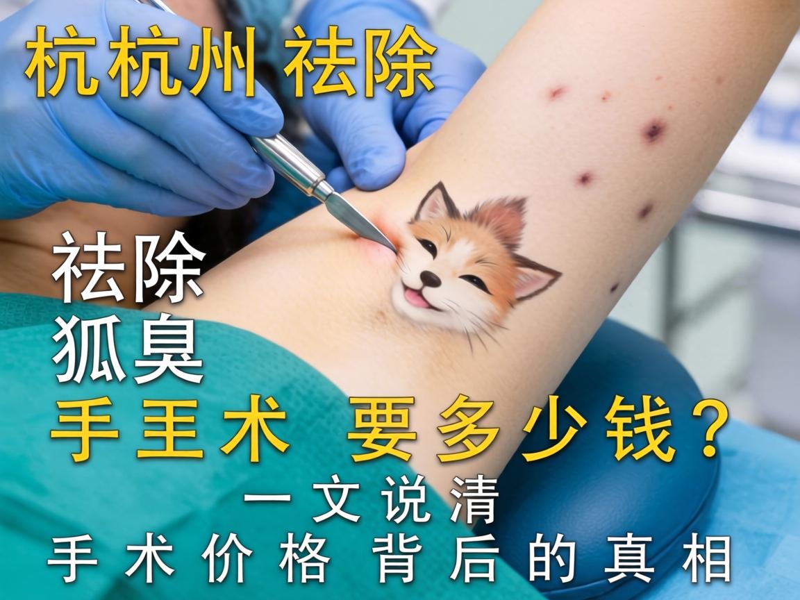 杭州祛除狐臭手术要多少钱？一文说清手术价格背后的真相
