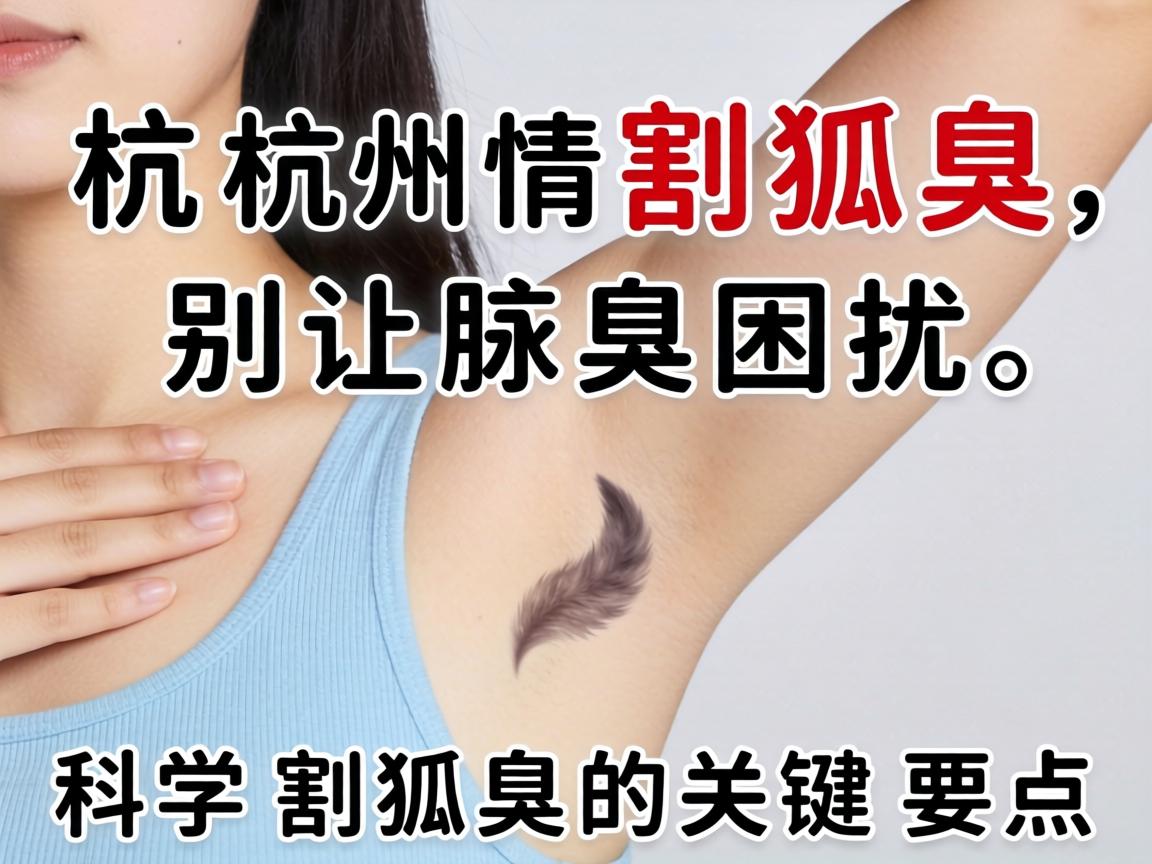 杭州割狐臭，别让腋臭困扰，科学割狐臭的关键要点