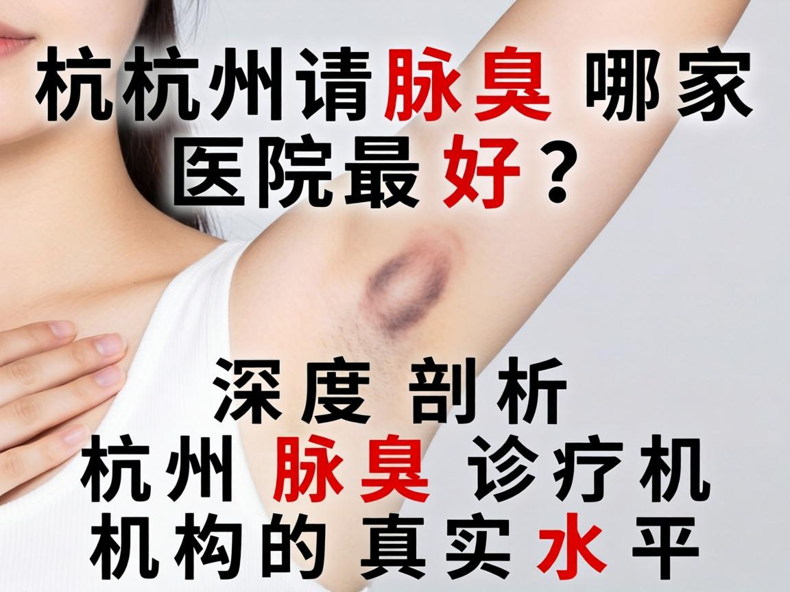 杭州腋臭哪家医院最好？深度剖析杭州腋臭诊疗机构的真实水平