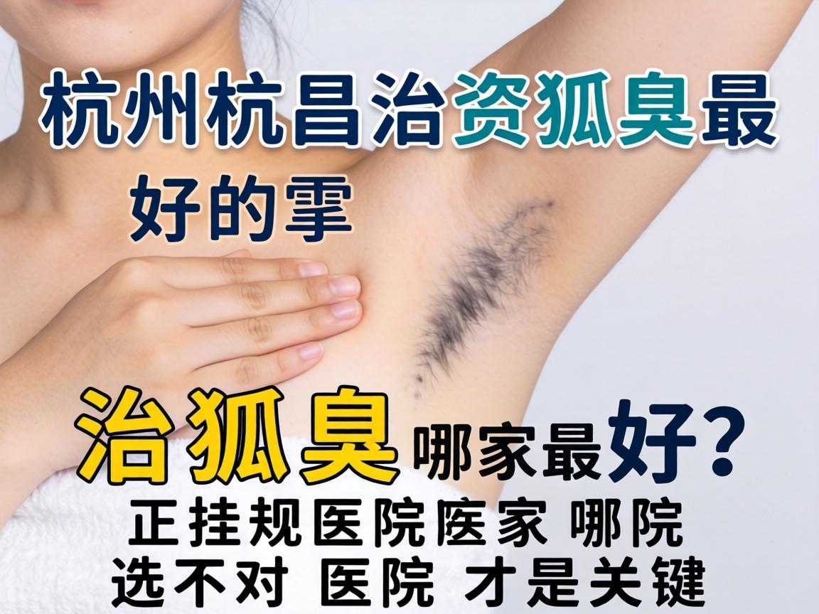杭州治狐臭最好的正规医院哪家最好？治狐臭选对医院才是关键