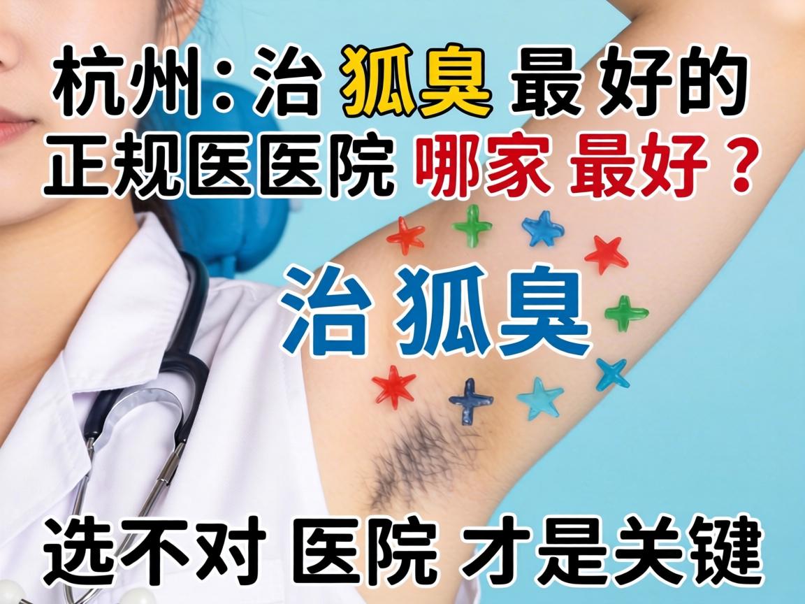 杭州治狐臭最好的正规医院哪家最好？治狐臭选对医院才是关键