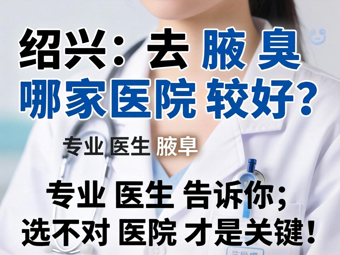 绍兴去腋臭哪家医院较好？专业医生告诉你，选对医院才是关键！