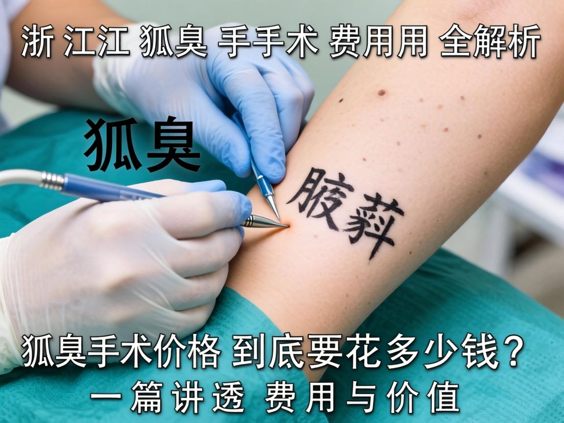 浙江狐臭手术费用全解析，狐臭手术价格到底要花多少钱？一篇讲透费用与价值