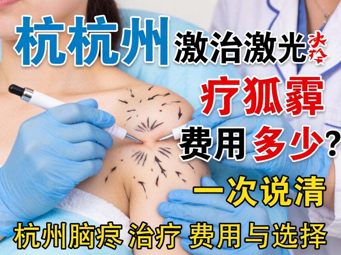 杭州激光治疗狐臭费用多少？一次说清杭州腋臭治疗费用与选择