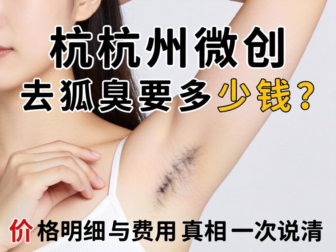 杭州微创去狐臭要多少钱？价格明细与费用真相一次说清