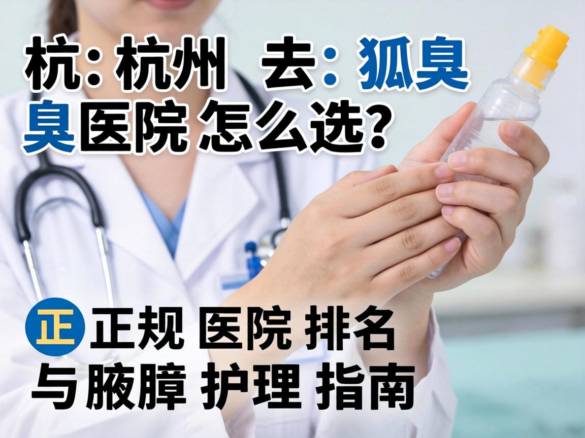 杭州去狐臭医院怎么选？正规医院排名与腋臭护理指南