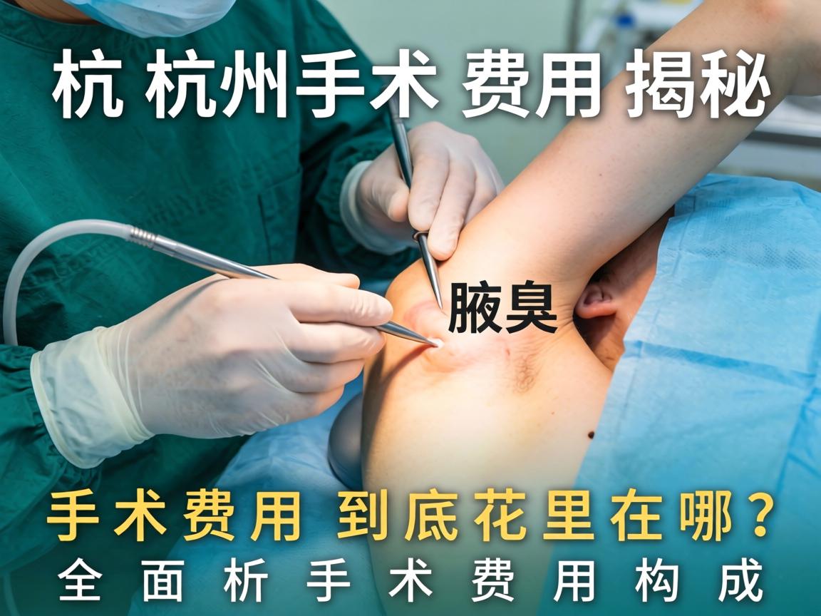 杭州腋臭手术费用揭秘，手术费用到底花在哪？全面解析手术费用构成