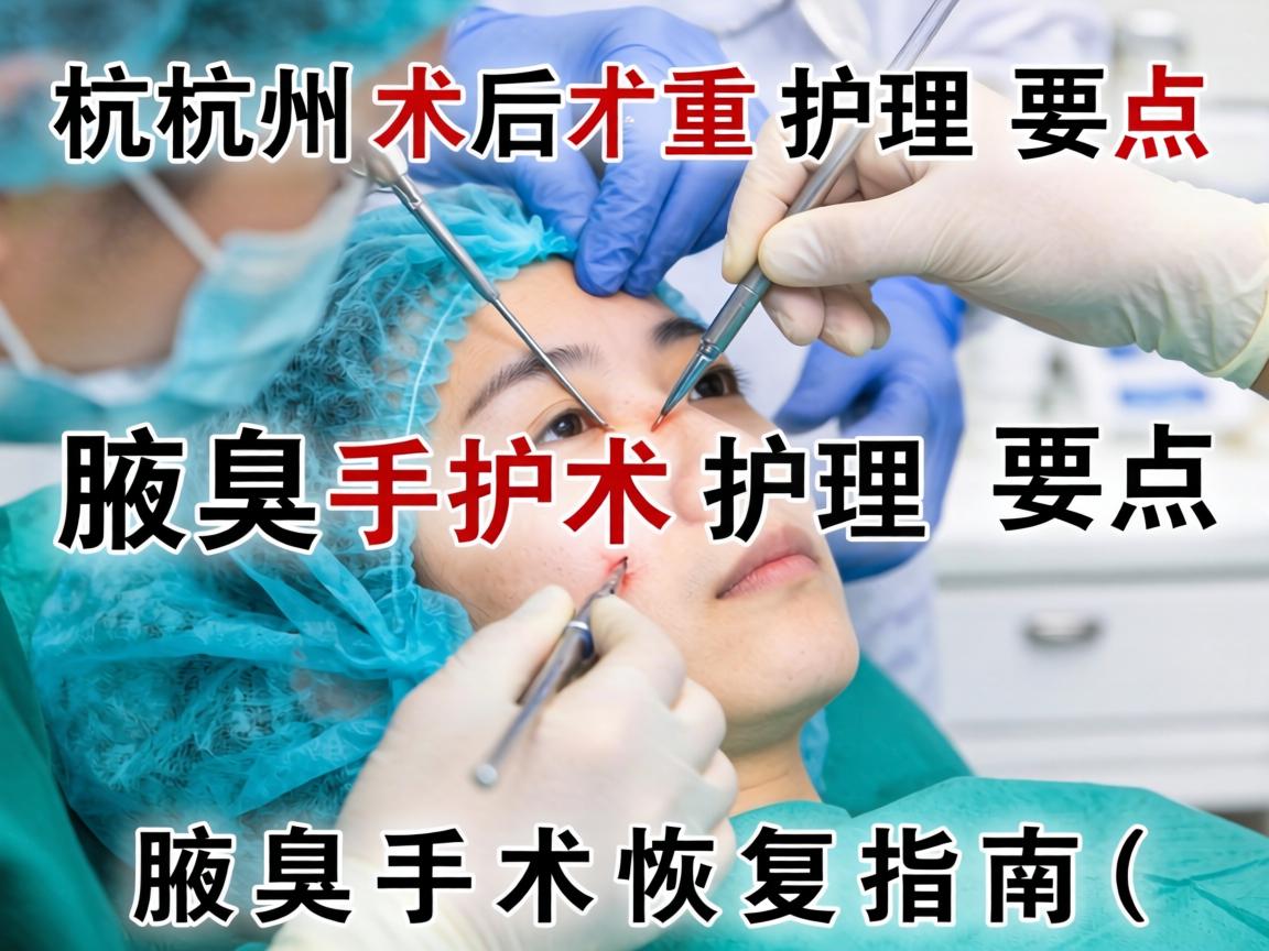 杭州腋臭手术，术后护理要点，腋臭手术恢复指南（标题中腋臭手术重复2次，核心关键词为腋臭手术）
