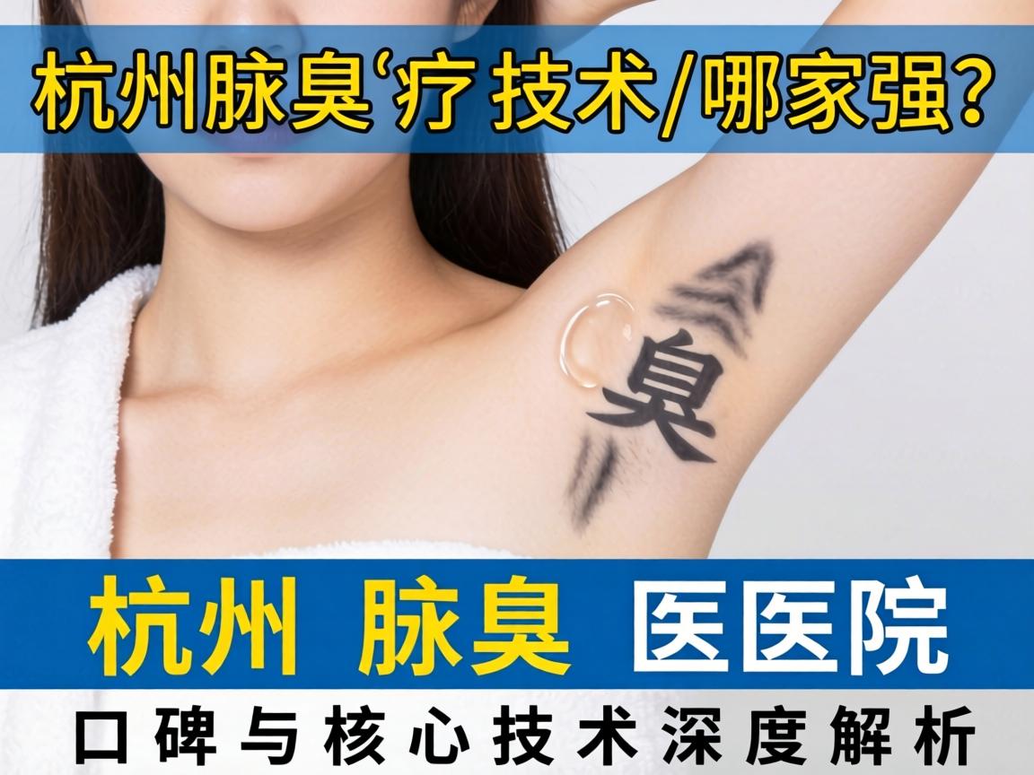 杭州腋臭治疗技术哪家强？杭州腋臭医院口碑与核心技术深度解析