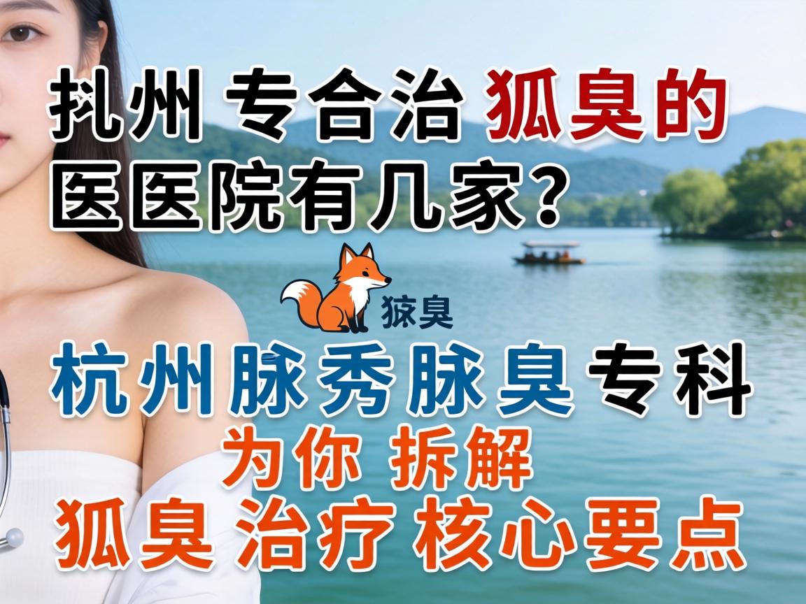 湖州专治狐臭的医院有几家？杭州腋秀腋臭专科为你拆解狐臭治疗核心要点