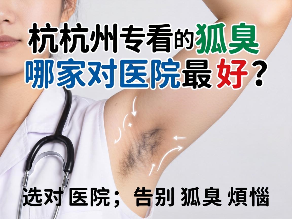 杭州看狐臭哪家医院最好？选对医院，告别狐臭烦恼