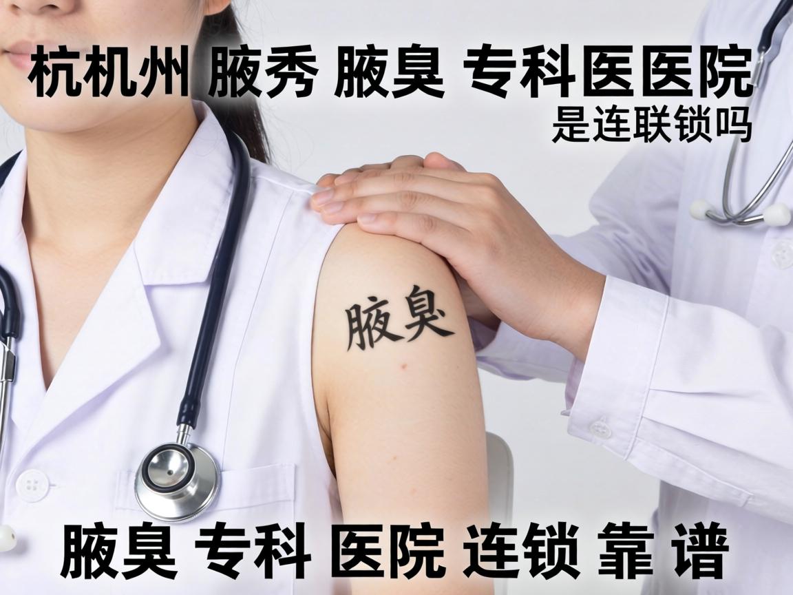杭州腋秀腋臭专科医院是连锁吗？腋臭专科医院连锁靠谱吗？