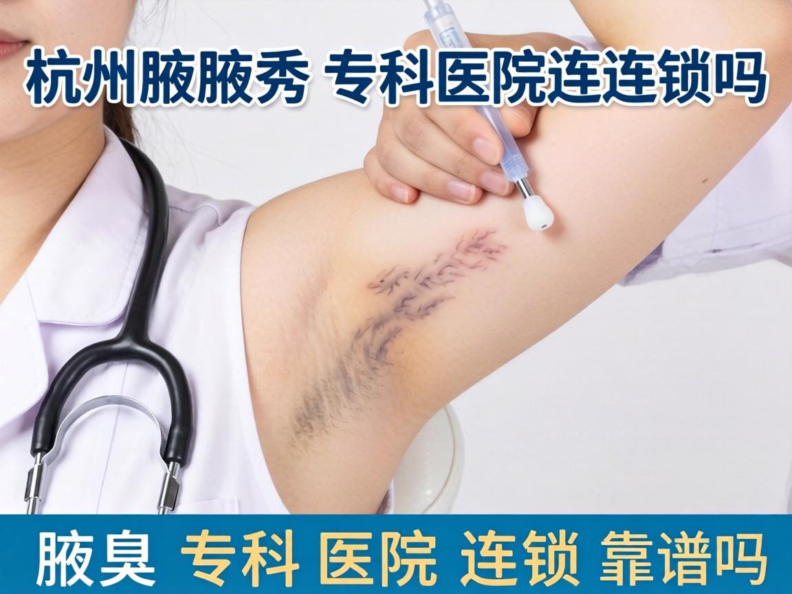 杭州腋秀腋臭专科医院是连锁吗？腋臭专科医院连锁靠谱吗？