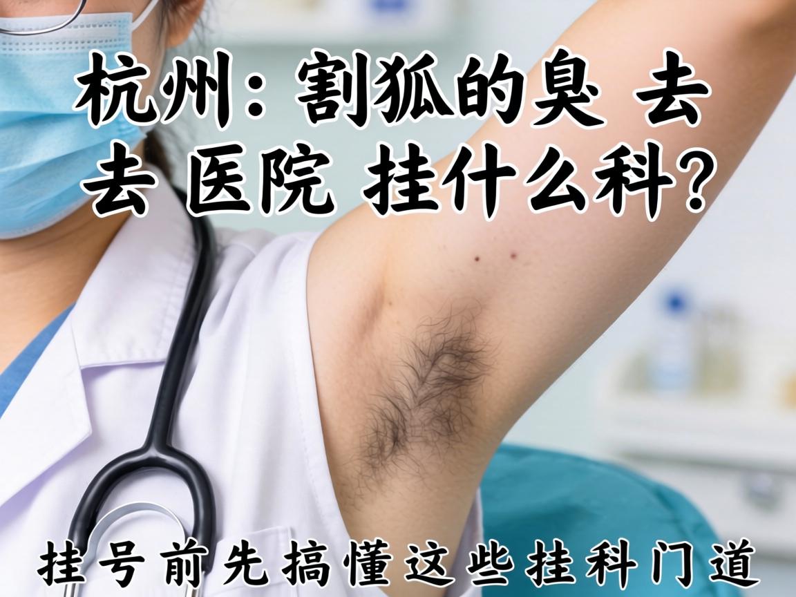 杭州割狐臭去医院挂什么科？挂号前先搞懂这些挂科门道