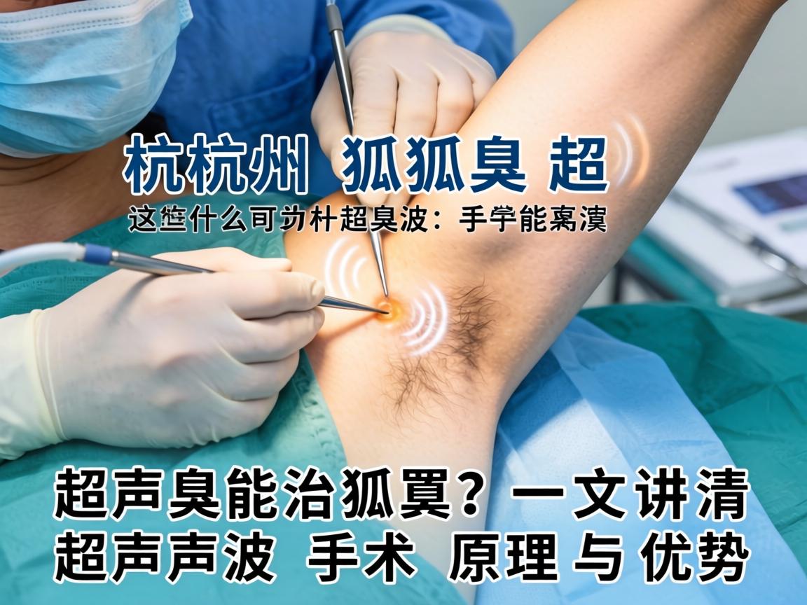 杭州狐臭超声波手术，为什么这超声波能治狐臭？一文讲清超声波手术原理与优势
