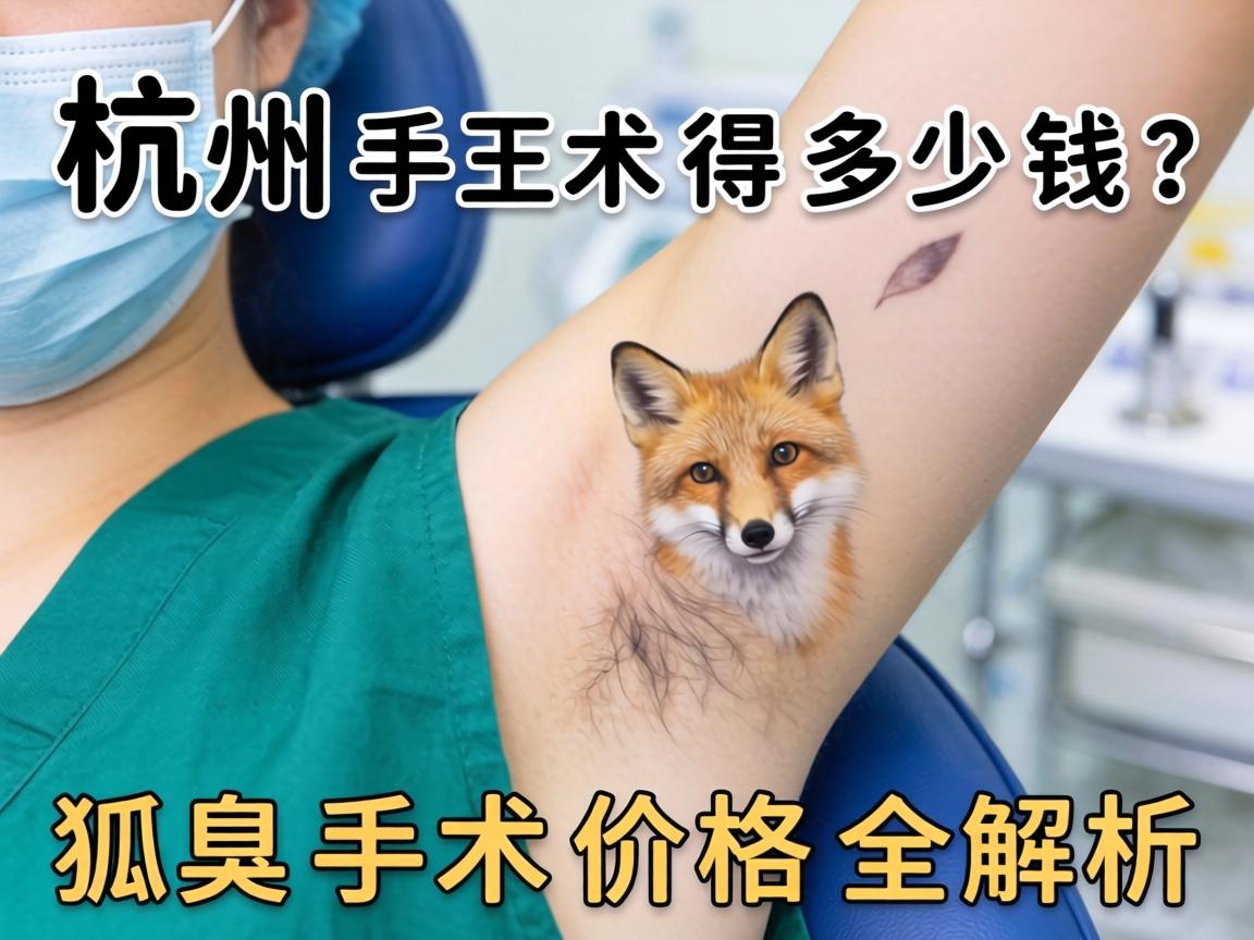 杭州狐臭手术得多少钱？狐臭手术价格全解析