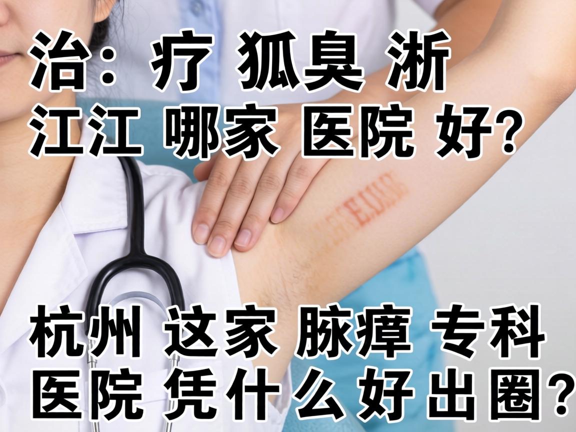 治疗狐臭浙江哪家医院好？杭州这家腋臭专科医院凭什么好出圈？