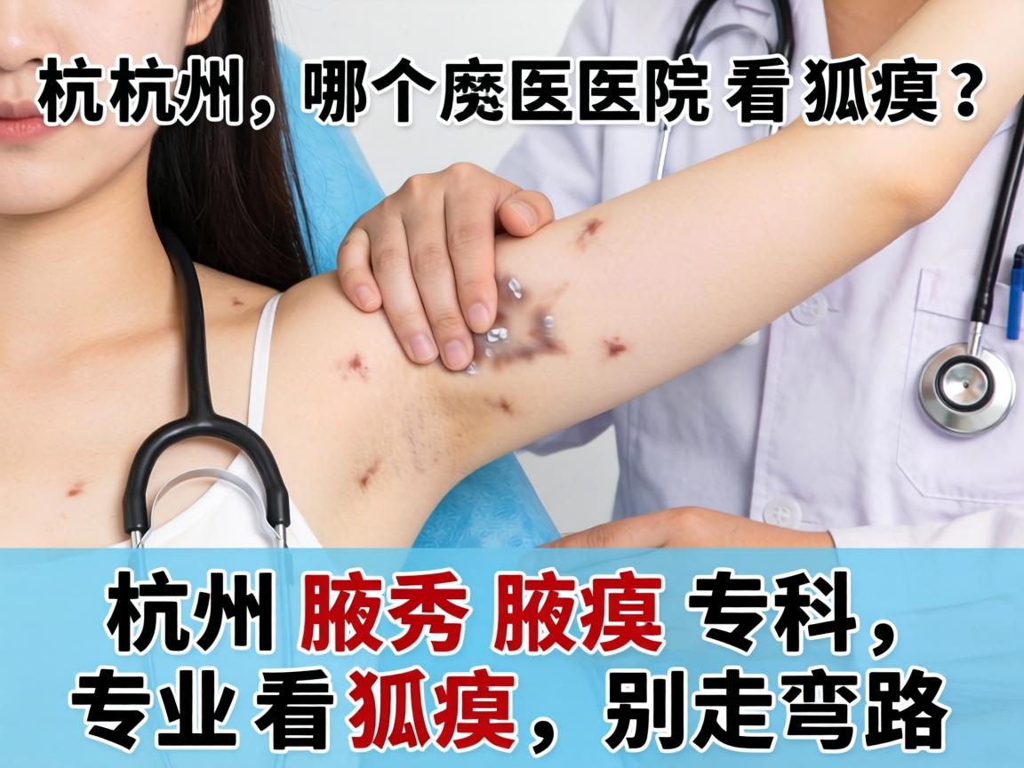杭州哪个医院看狐臭？杭州腋秀腋臭专科，专业看狐臭，别走弯路