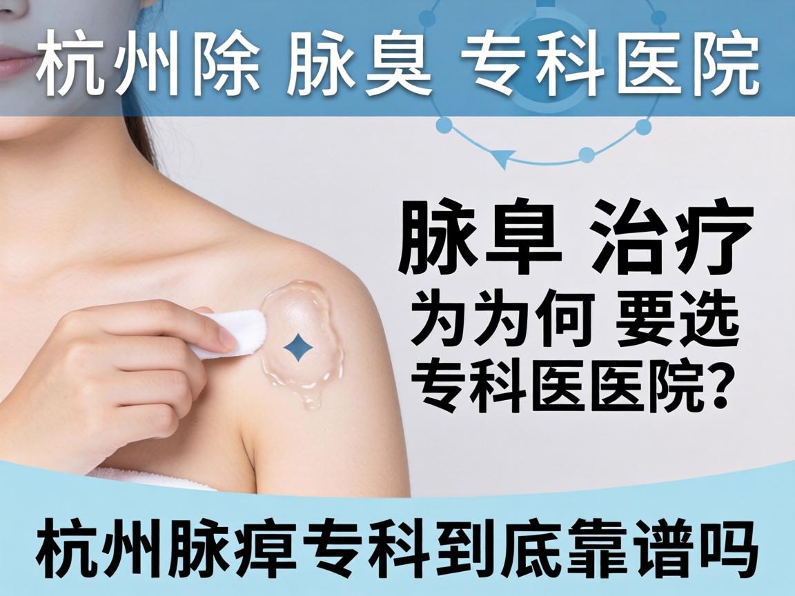 杭州除腋臭专科医院，腋臭治疗为何要选专科医院？杭州腋臭专科到底靠谱吗？
