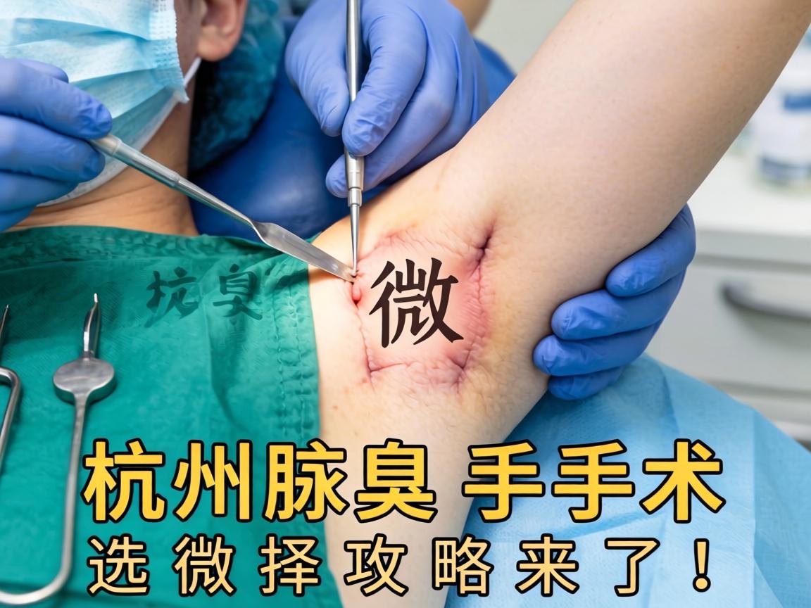 杭州腋臭微创手术在哪里？杭州腋臭手术选择攻略来了！
