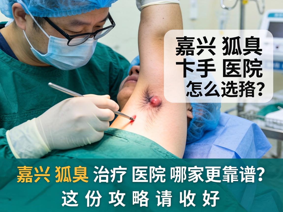 嘉兴狐臭手术医院怎么选？嘉兴狐臭治疗医院哪家更靠谱？这份攻略请收好