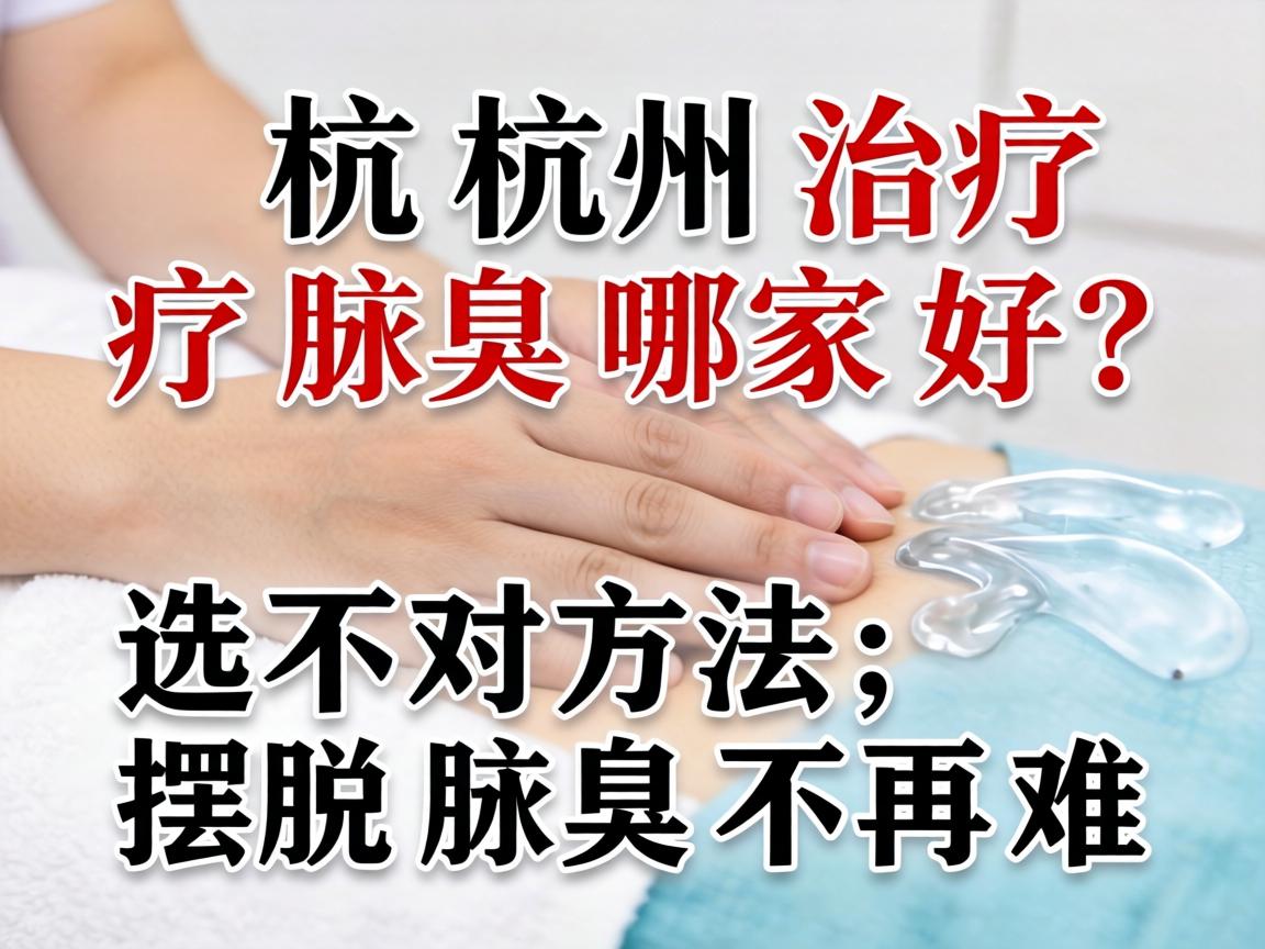 杭州治疗腋臭哪家好？选对方法，摆脱腋臭不再难